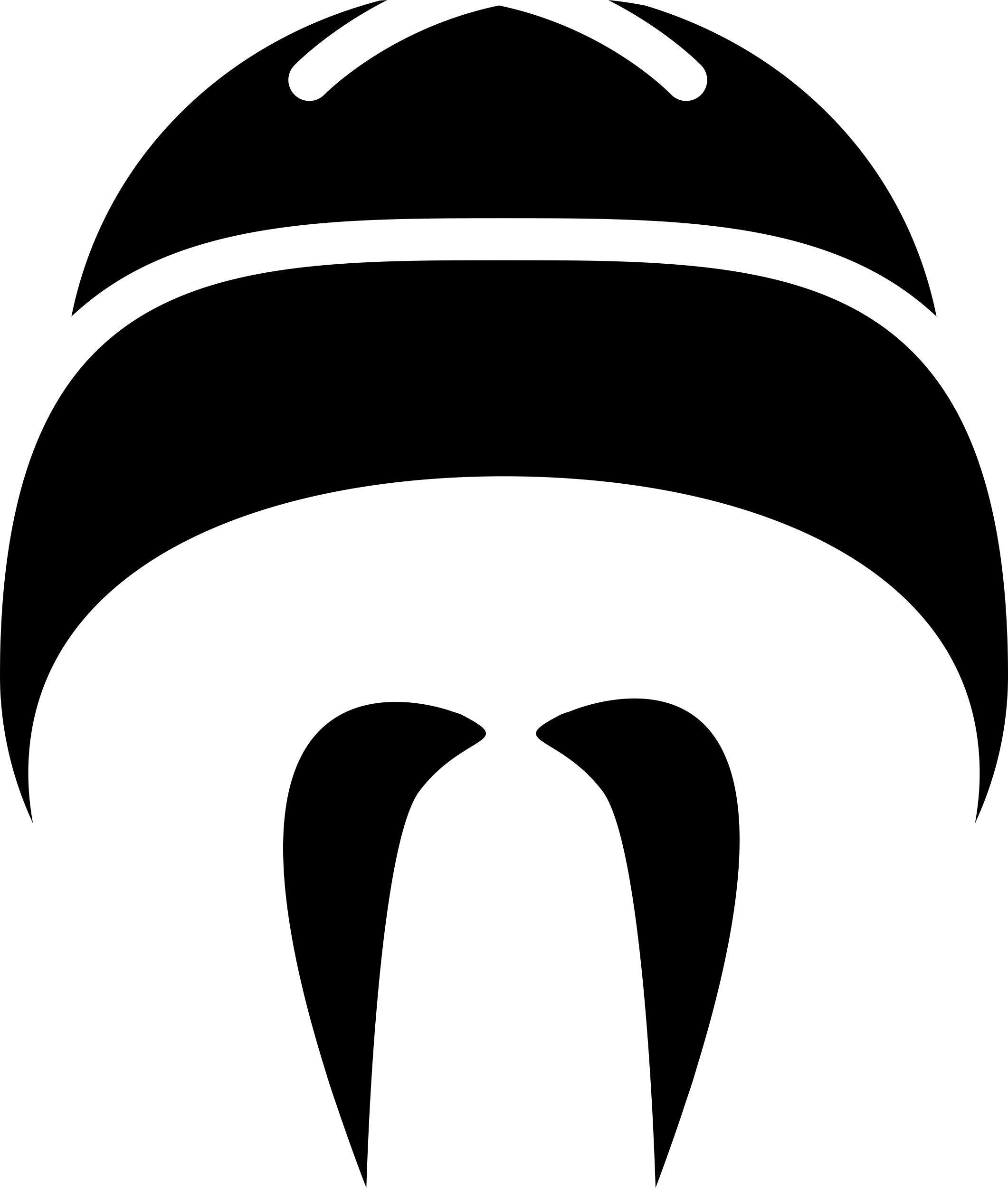 Chinese Hat And Moustache Sticker Outline Svg File Free Vectors